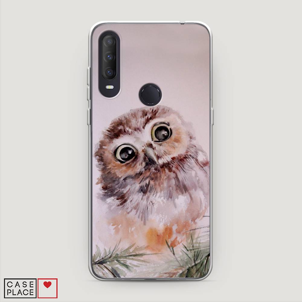 

Чехол Awog на Alcatel 1S (2020) / Алкатель 1S (2020) "Сова на розовом", Разноцветный, 170850-1