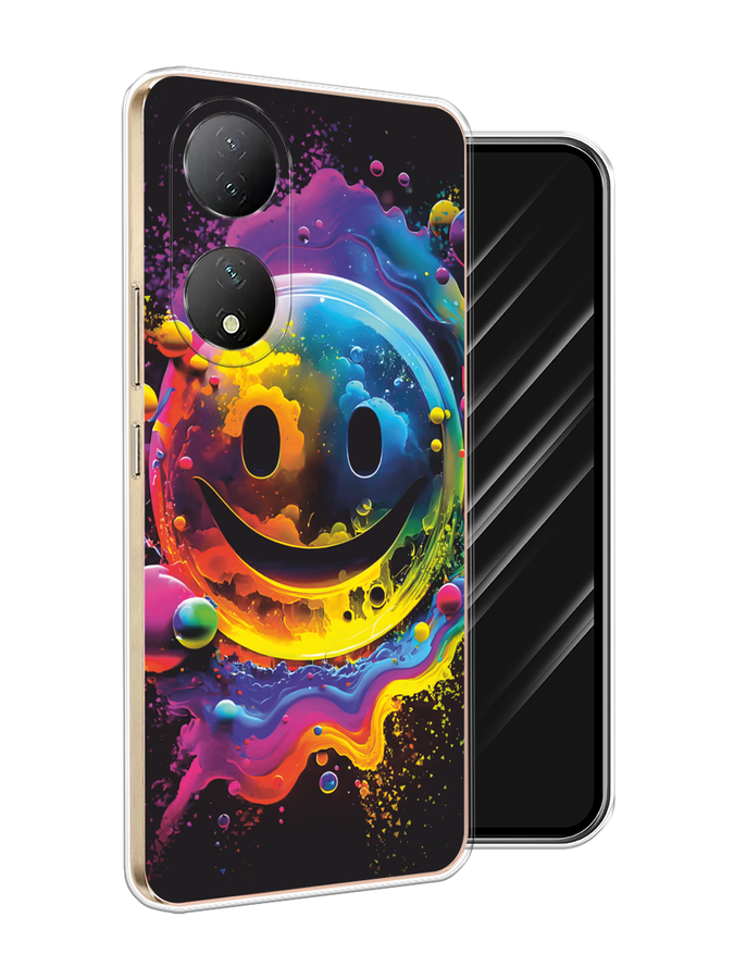 

Чехол Awog на Vivo Y100 "Кислотный смайл", Фиолетовый;желтый;синий, 268250-1