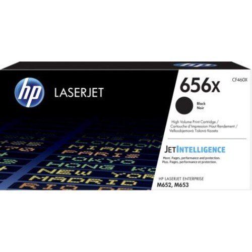 

Картридж HP 656X CF460X черный 27000стр. для HP M652/653, 656X CF460X