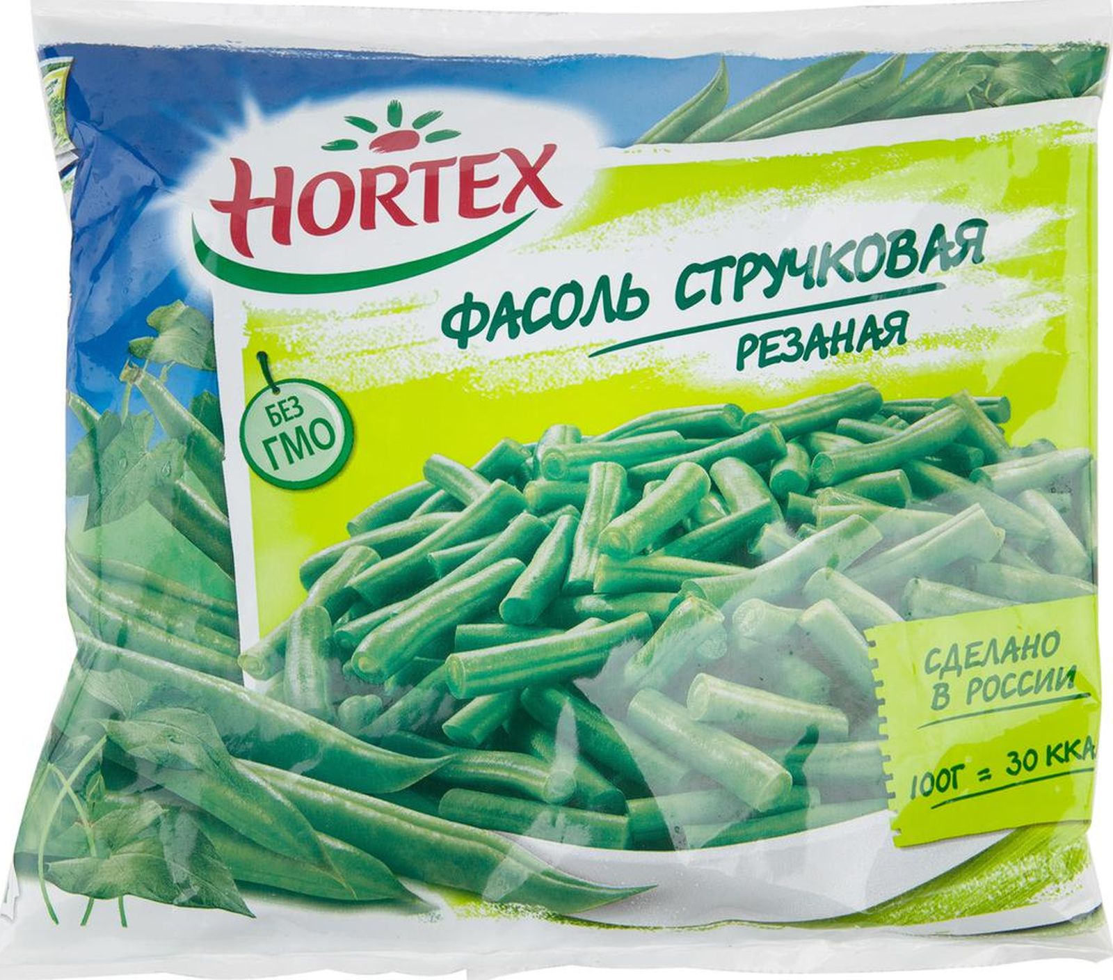

Фасоль Hortex стручковая резаная свежезамороженная 400 г