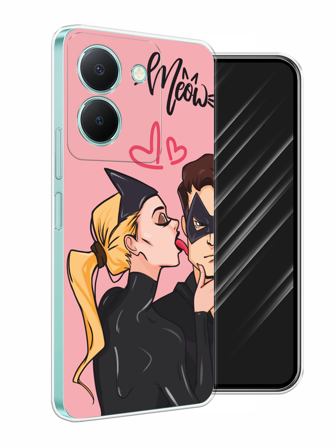 

Чехол Awog на Vivo Y36 "Kiss of Cat Woman", Розовый;черный;бежевый, 268950-1