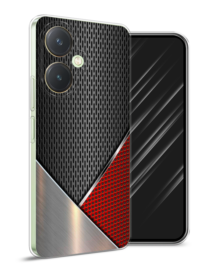

Чехол Awog на Vivo Y27 4G "Стальной металл", Черный;красный;серебристый, 269150-1