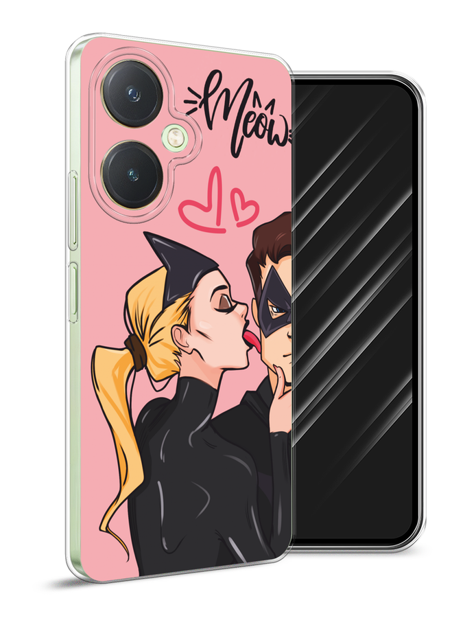 

Чехол Awog на Vivo Y27 4G "Kiss of Cat Woman", Розовый;черный;бежевый, 269150-1