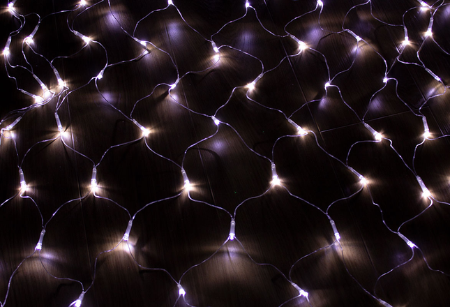 

Светодиодная гирлянда-сетка LED 320 лампочек, 5 режимов, 3х2 м (холодный-белый)