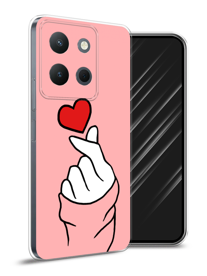 

Чехол Awog на Vivo Y36 4G "Милое сердечко", Белый;красный;черный, 269250-1