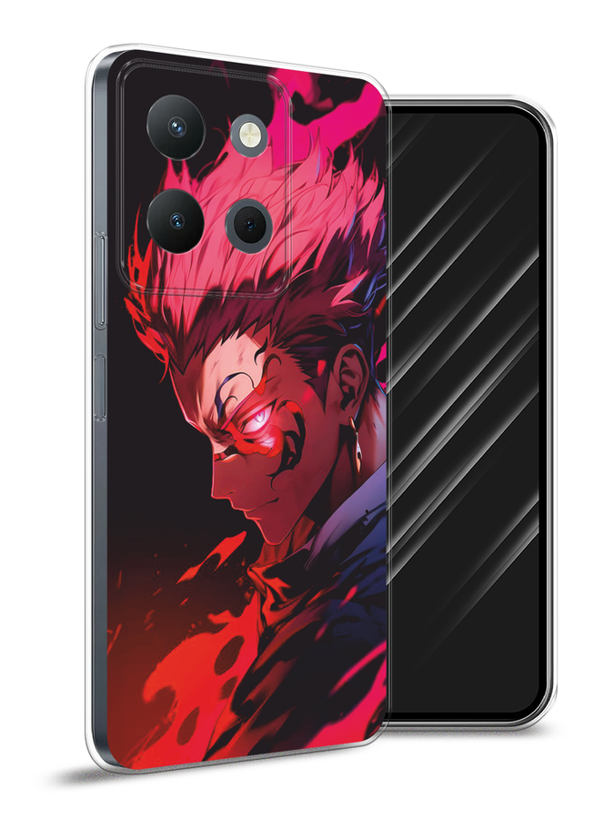 

Чехол Awog на Vivo Y36 4G "Взгляд Сукуны", Розовый;красный;черный, 269250-1