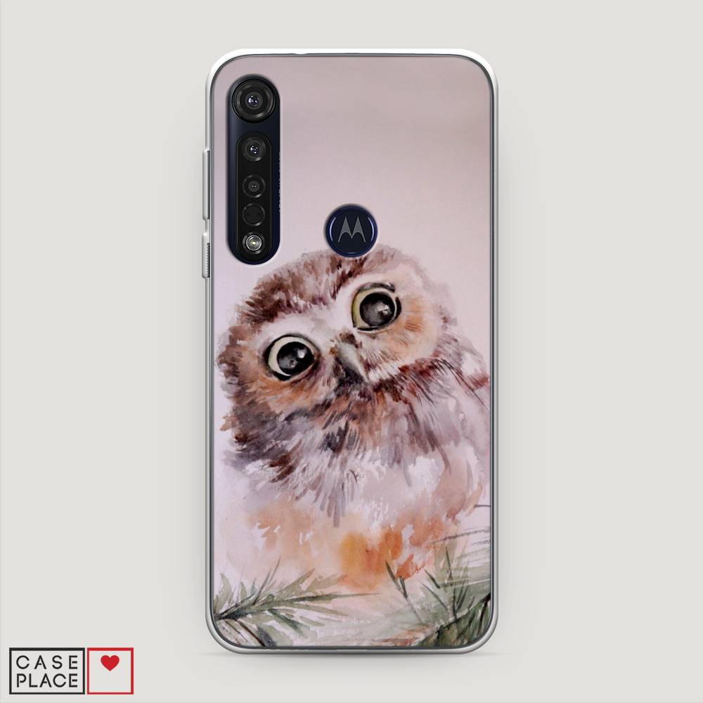 

Чехол Awog на Motorola Moto G8 Plus / Моторола Мото G8 Plus "Сова на розовом", Разноцветный, 241450-1