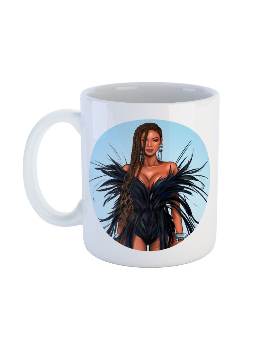 

Кружка Каждому Своё Beyonce, Бейонсе, Певица 330 мл, CU-MZBY12-W/S
