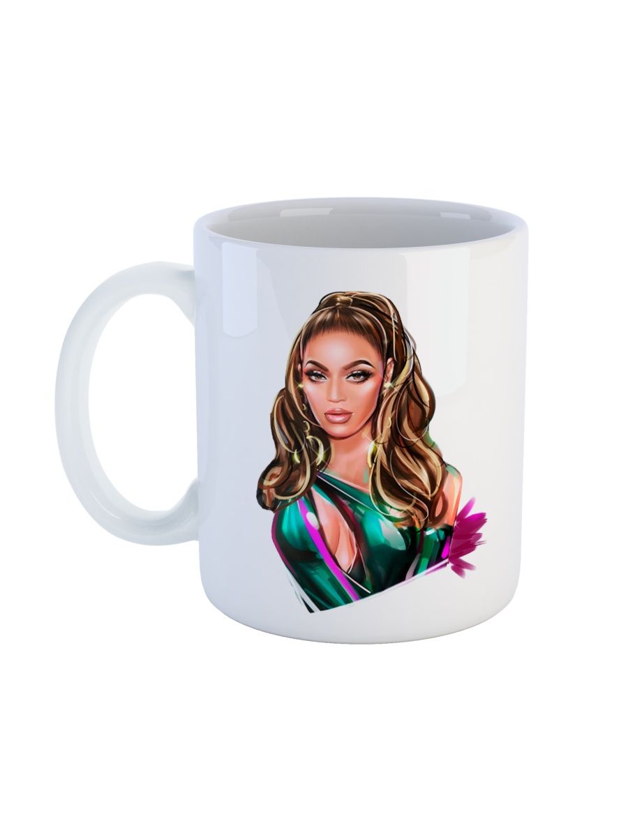 

Кружка Каждому Своё Beyonce, Бейонсе, Певица 330 мл, CU-MZBY2-W/S