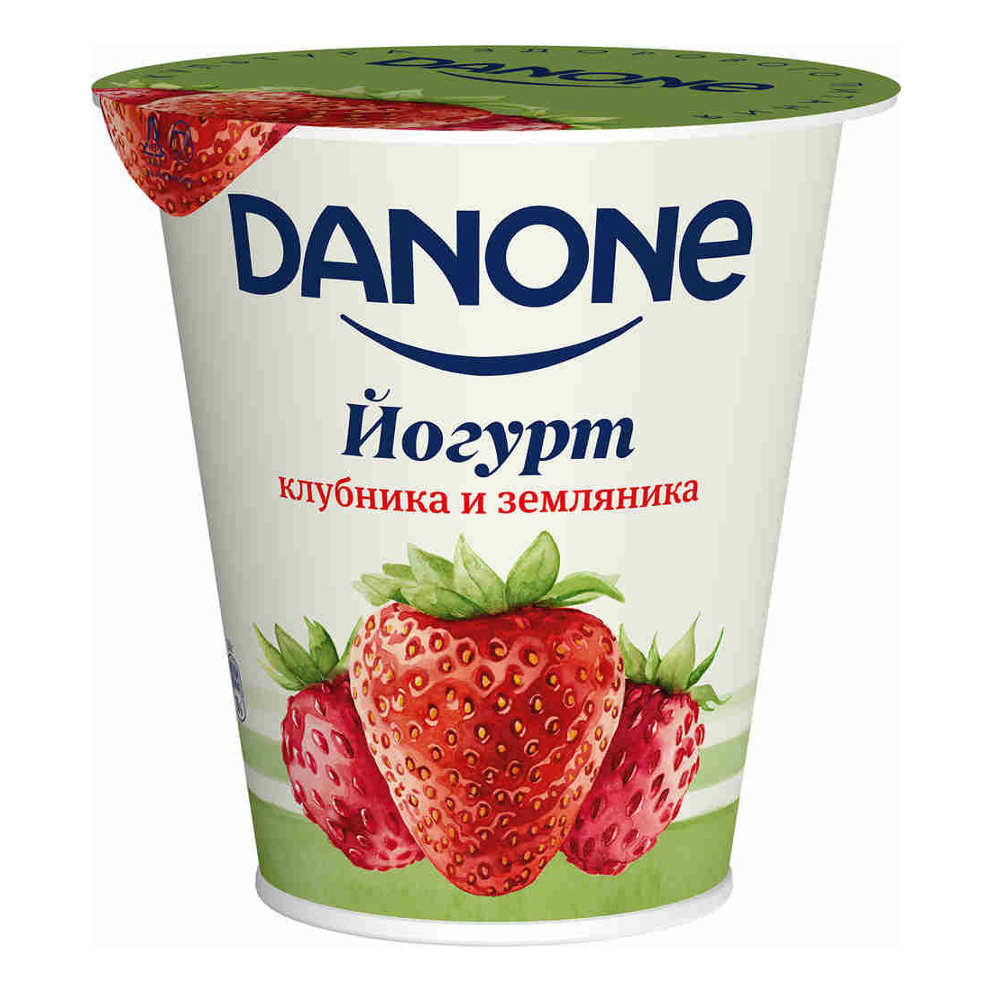 

Йогурт Danone клубника-земляника 2,8% БЗМЖ 260 г