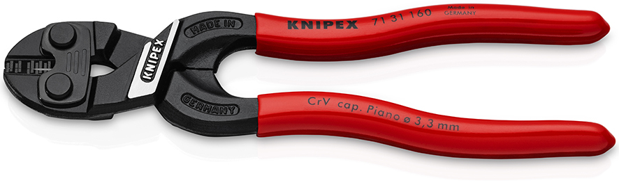 KNIPEX CoBolt® S Болторез компактный c выемкой, L-160 мм, на подвесе