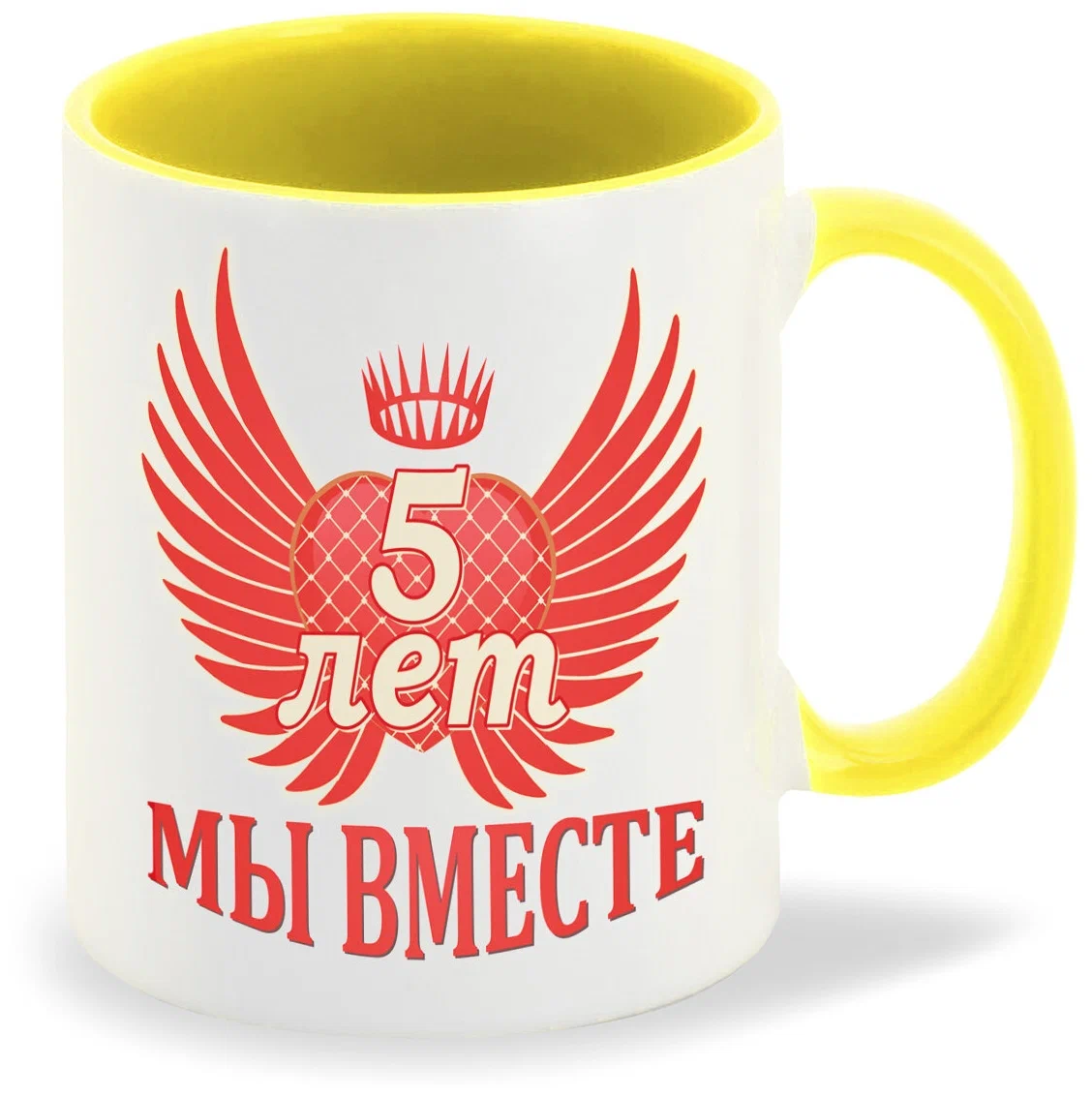 

Кружка CoolPodarok 5 лет мы вместе