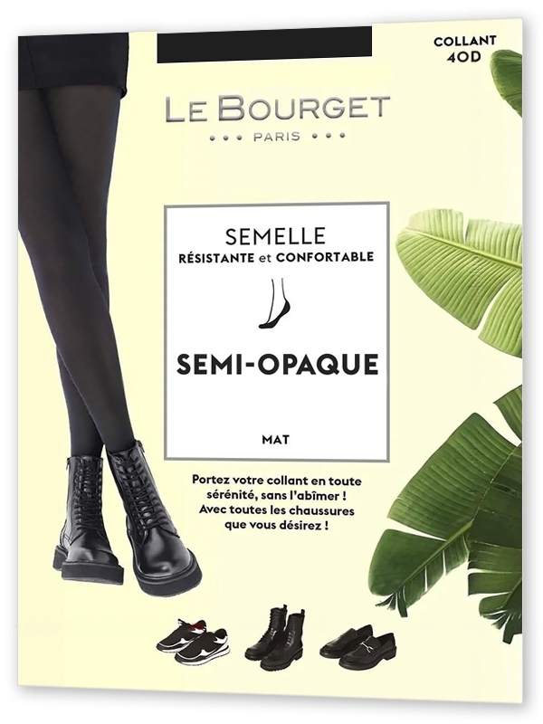 

Колготки женские Le Bourget 92567-10 черные 3/4, Черный, 92567-10