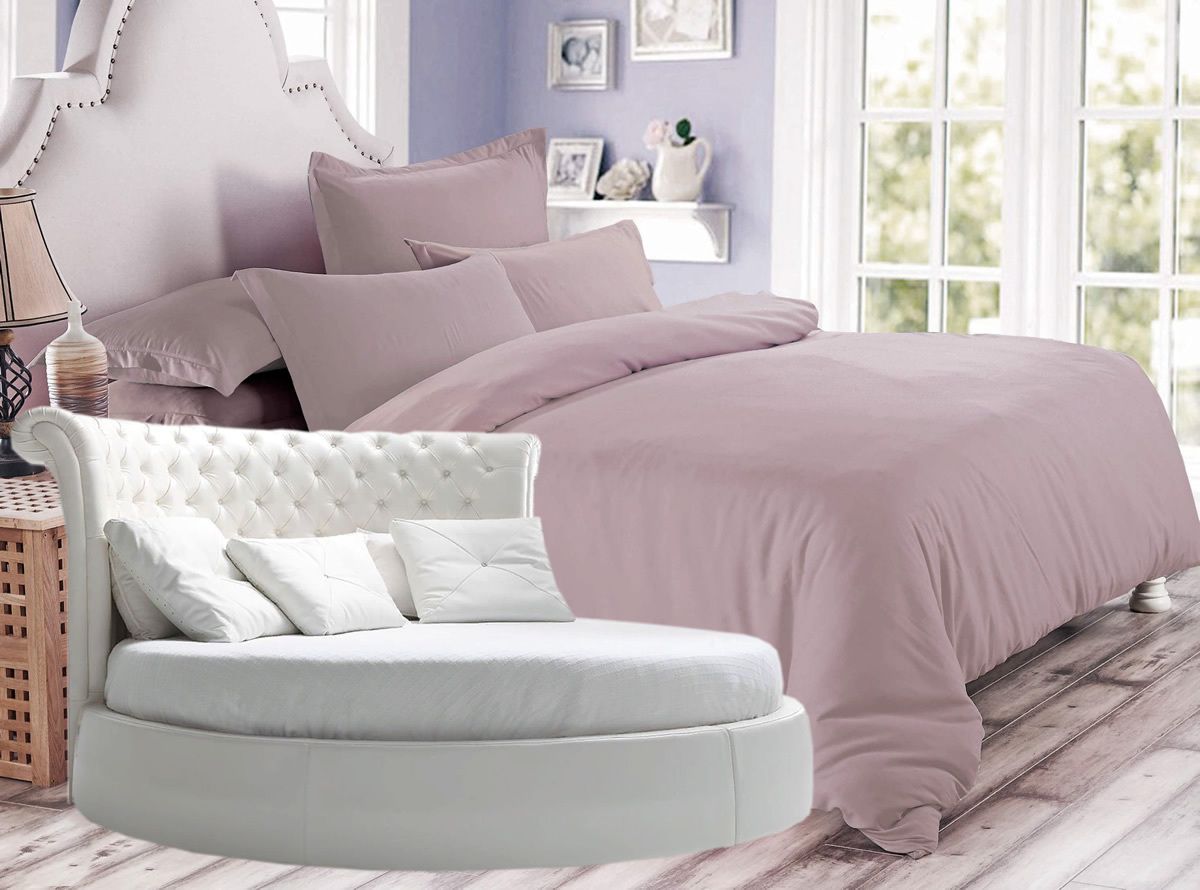 

Простыня Maktex круглая из варёного хлопка на резинке 220x220x30 Кашемировая роза, из варёного хлопка на резинке круглая 220х220х30