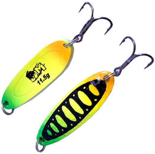 

Блесна Mottomo SHINY BLADE 11.5гр # Fire Tiger, Желтый;черный;зеленый, SHINY BLADE