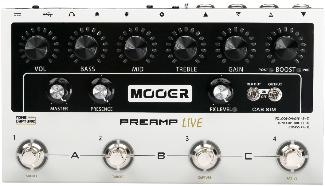 фото Гитарный процессор mooer preamp live