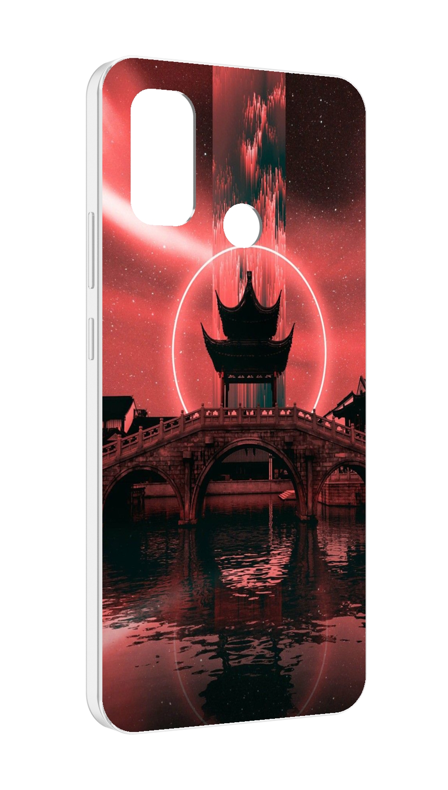

Чехол MyPads японский мост красный фон для UleFone Note 10P / Note 10, Прозрачный, Tocco