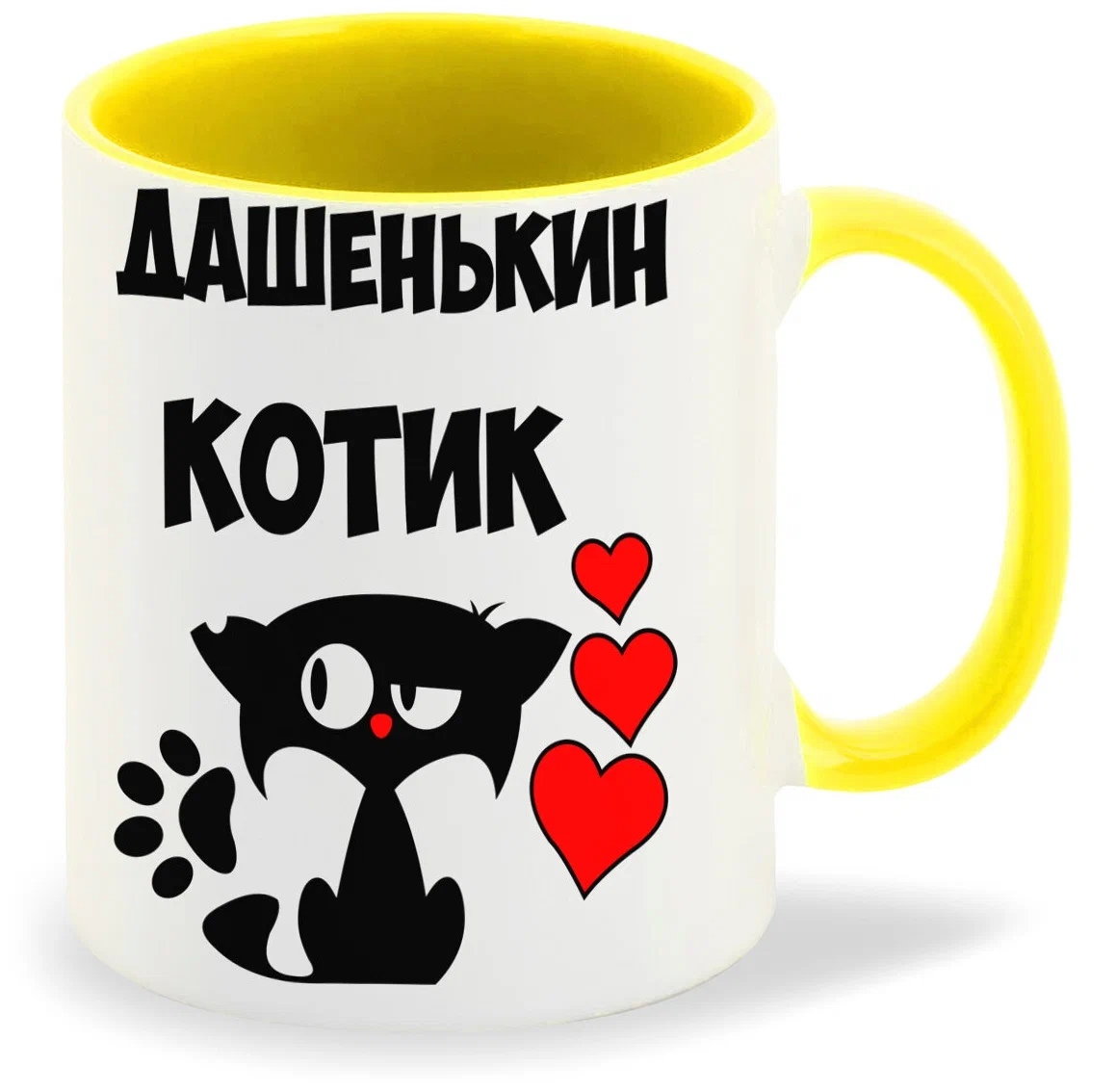 

Кружка CoolPodarok Дашенькин котик