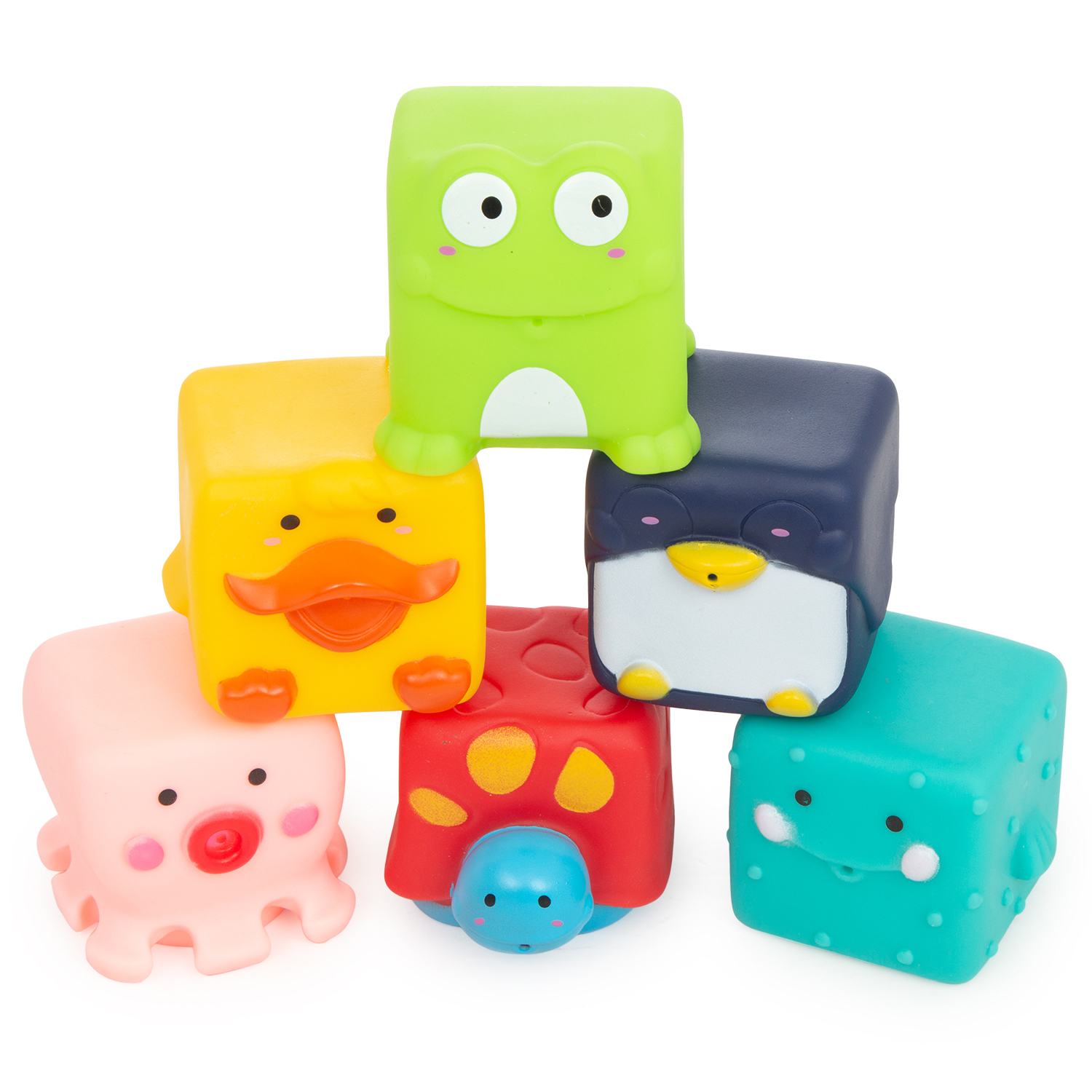 фото Игровой набор для ванной игруша друзья зеленый/желтый/красный