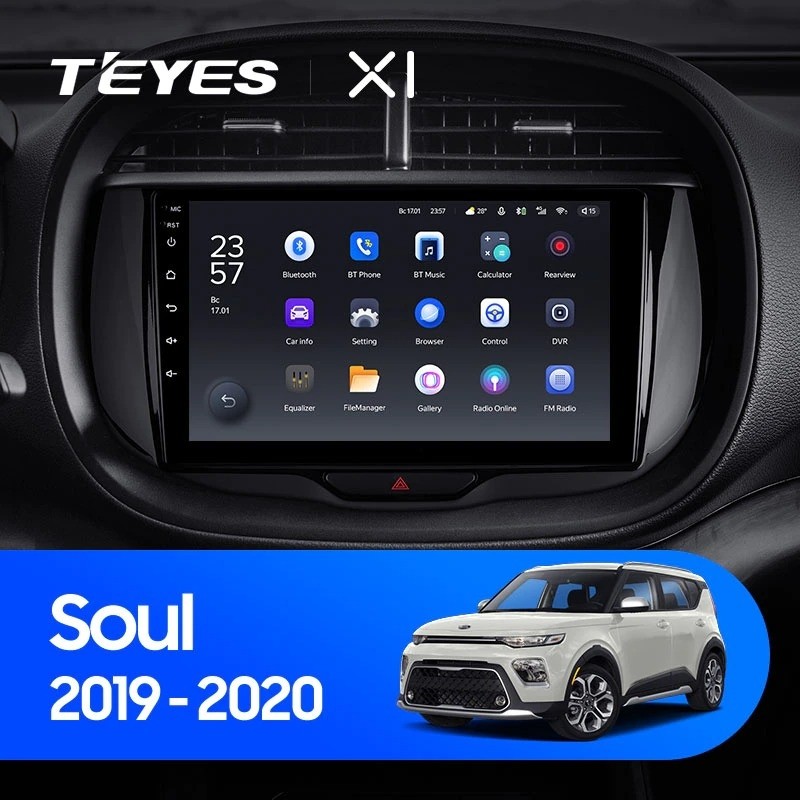 Штатная магнитола Teyes X1 4G 232 Kia Soul 2019-2020 2790000₽