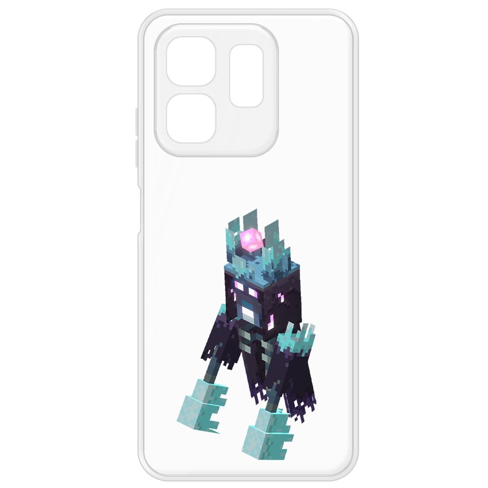 

Чехол-накладка Krutoff Clear Case Minecraft-Несчастный Призрак для INFINIX Hot 50i, Прозрачный