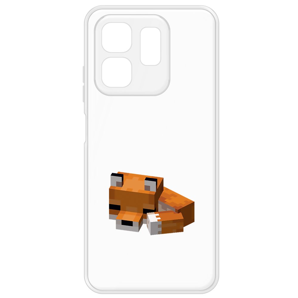 

Чехол-накладка Krutoff Clear Case Minecraft-Спящий Лисенок для INFINIX Hot 50i, Прозрачный