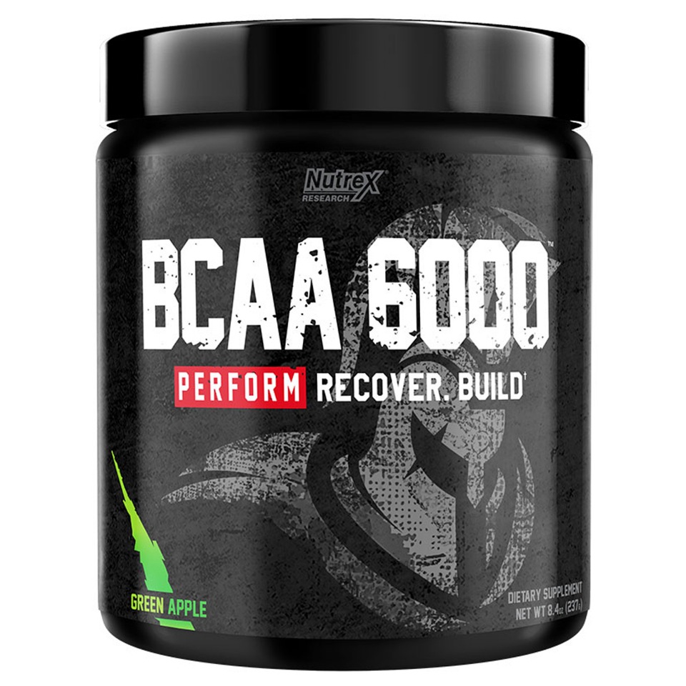 фото Аминокислоты nutrex bcaa 6000 green apple 8,4 oz (237 гр)