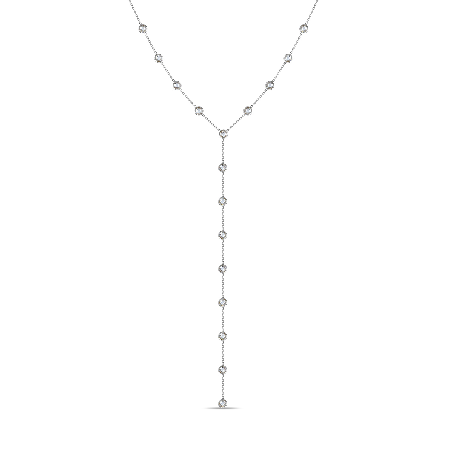

Колье-галстук из серебра 45 см MIUZ Diamonds N2050-0310472-00775, фианит, N2050-0310472-00775