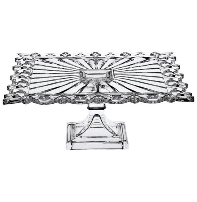 

Тортница 32 см н/н квадратная Crystal Bohemia "Pierced" / 104561