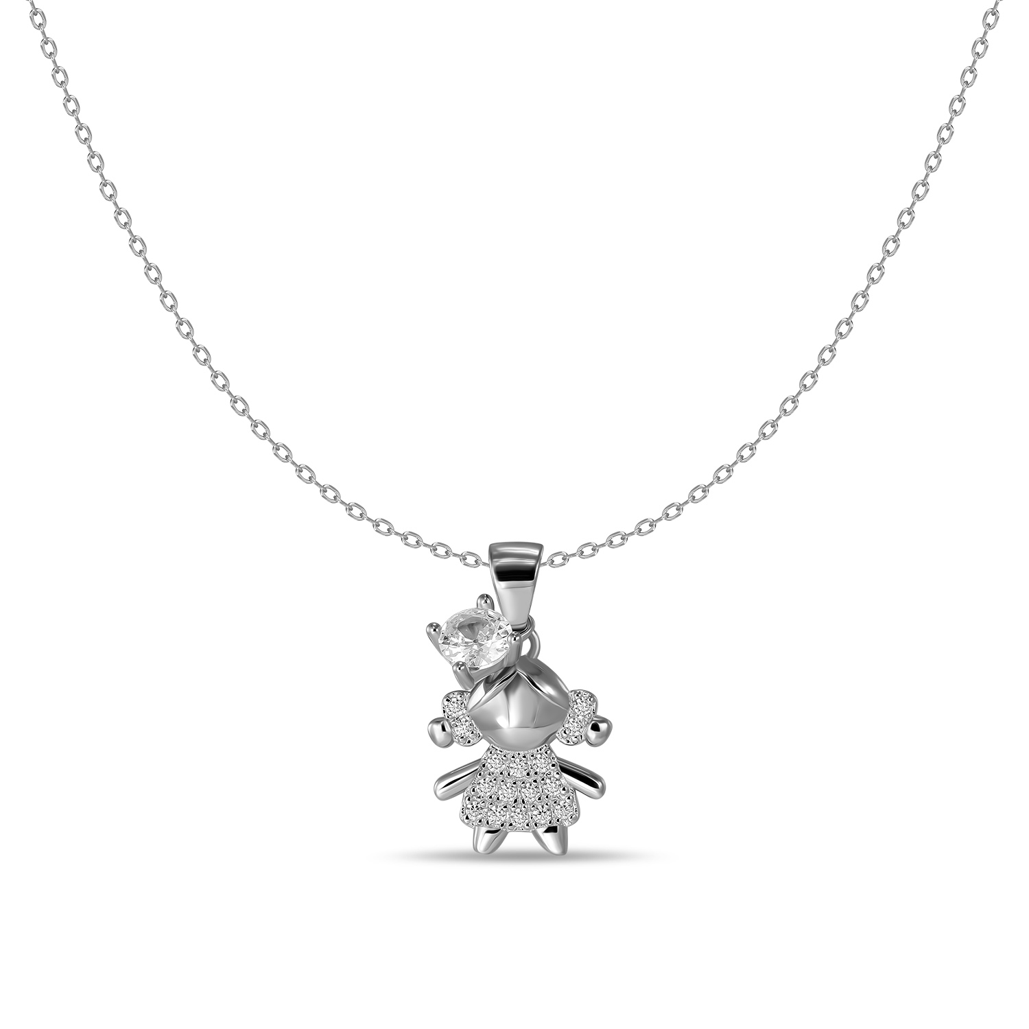 

Колье из серебра 50 см MIUZ Diamonds N2036-PR-862-2, фианит, N2036-PR-862-2