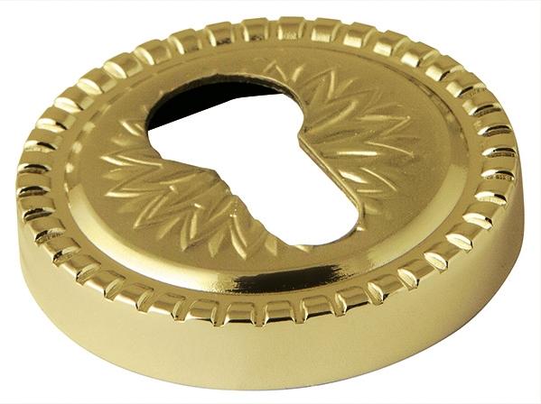 Накладка дверная с круглым основанием под цилиндр Armadillo Cylinder ET/CL-Gold-24 золото накладка дверная с квадратным основанием под цилиндр armadillo urban cylinder et usq sn 3