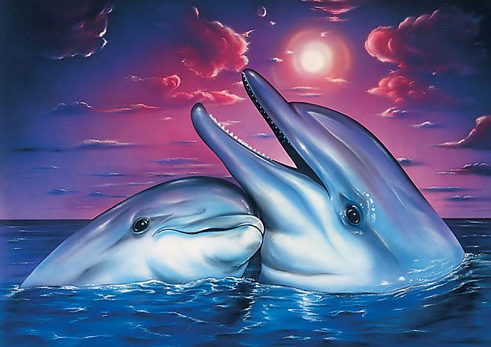 

Алмазная вышивка Гранни Ночь в море, 27x38 см, Ночь в море