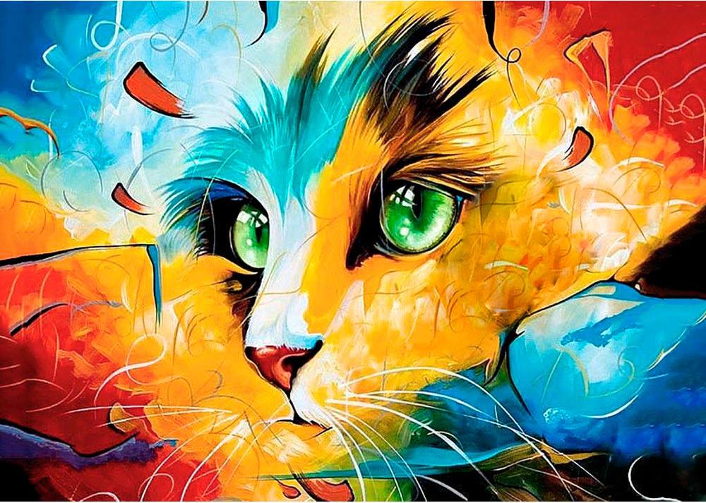 

Алмазная вышивка Гранни Кошка, 27x38 см, Кошка