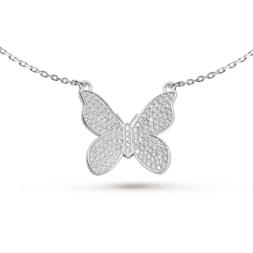 

Колье из серебра с фианитом 45 см Pepela Jewelry PJ4-100, PJ4-100