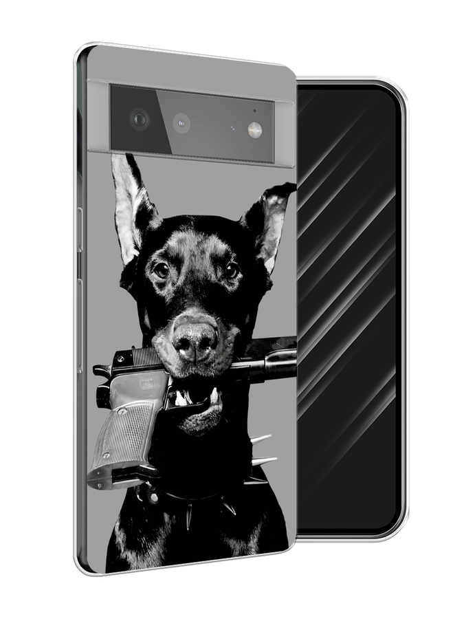 

Чехол Awog на Google Pixel 6 "Доберман", Серый, 270850-1