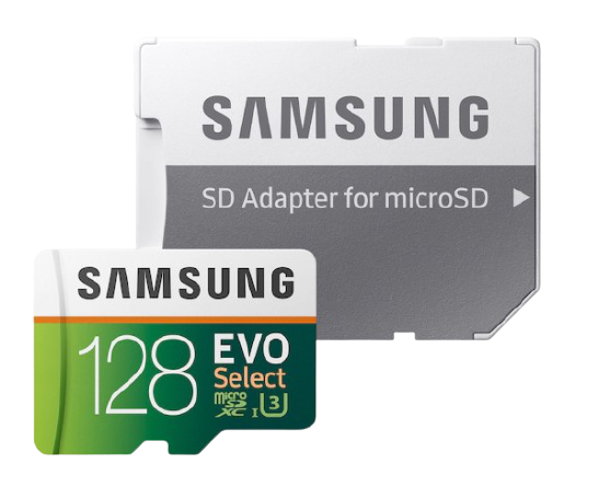 

Карта памяти Samsung Evo Select MicroSD 128Gb + Adapter SD MB-ME128HA/AM, Evo Select MicroSD 128Gb + Adapter SD MB-ME128HA/AM