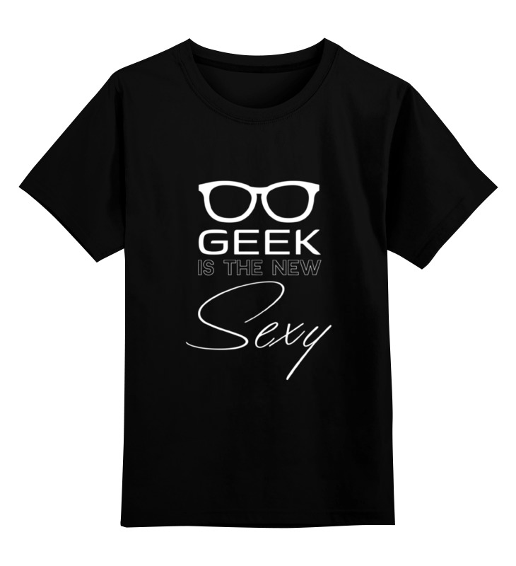 

Футболка детская Printio Geek sexy цв. черный р. 140, Geek sexy