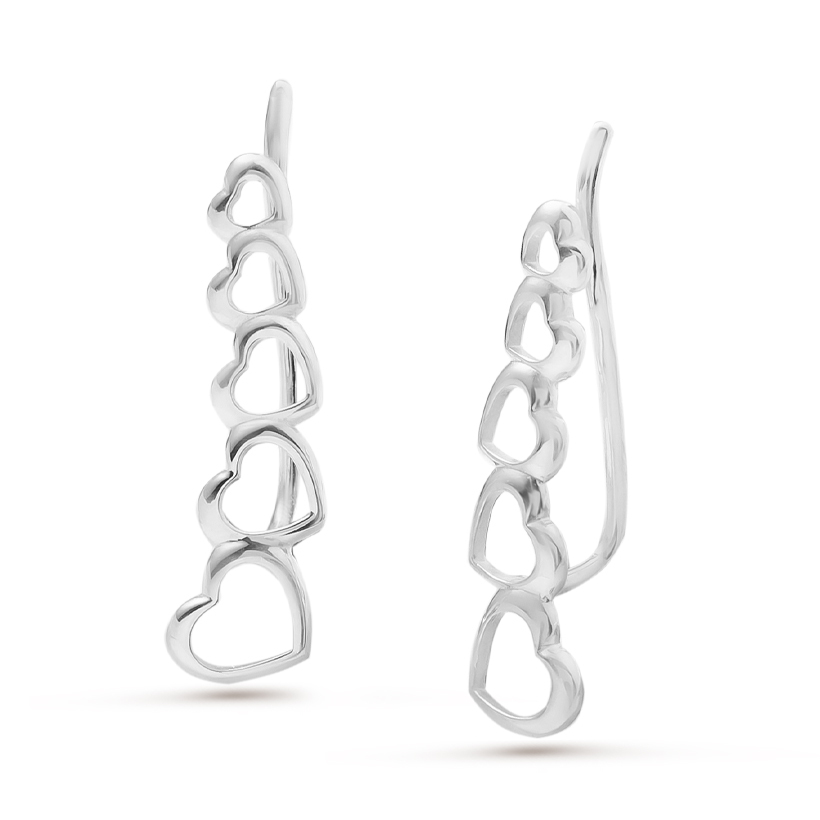 

Серьги клаймберы из серебра Pepela Jewelry PJ2-071, PJ2-071