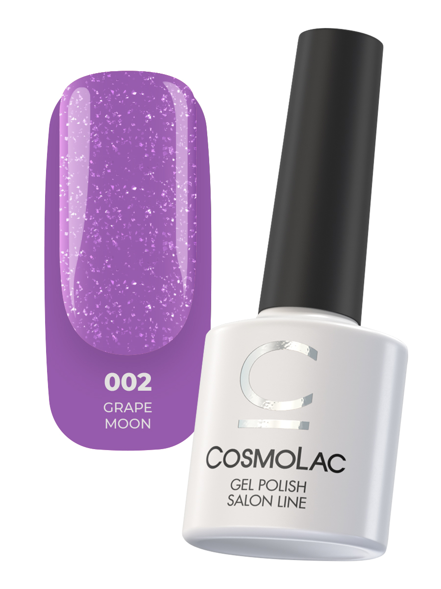 

Гель-лак с поталью CosmoLac MOON SPARKLE 02 7,5 мл, Фиолетовый, MOONSPARKLE02
