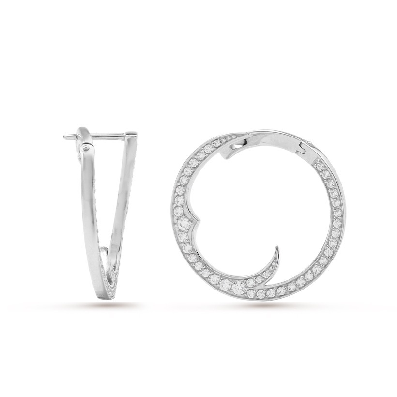 

Серьги из серебра с фианитом Pepela Jewelry PJ2-107, PJ2-107