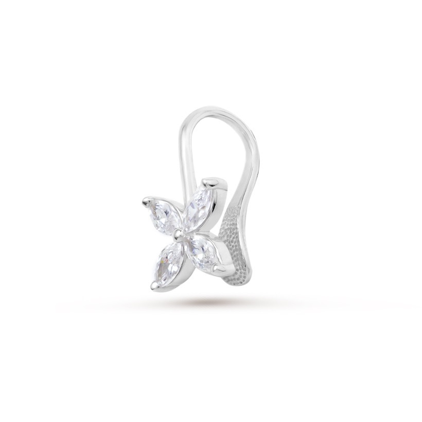 

Моносерьга из серебра с фианитом Pepela Jewelry PJ2-111, PJ2-111