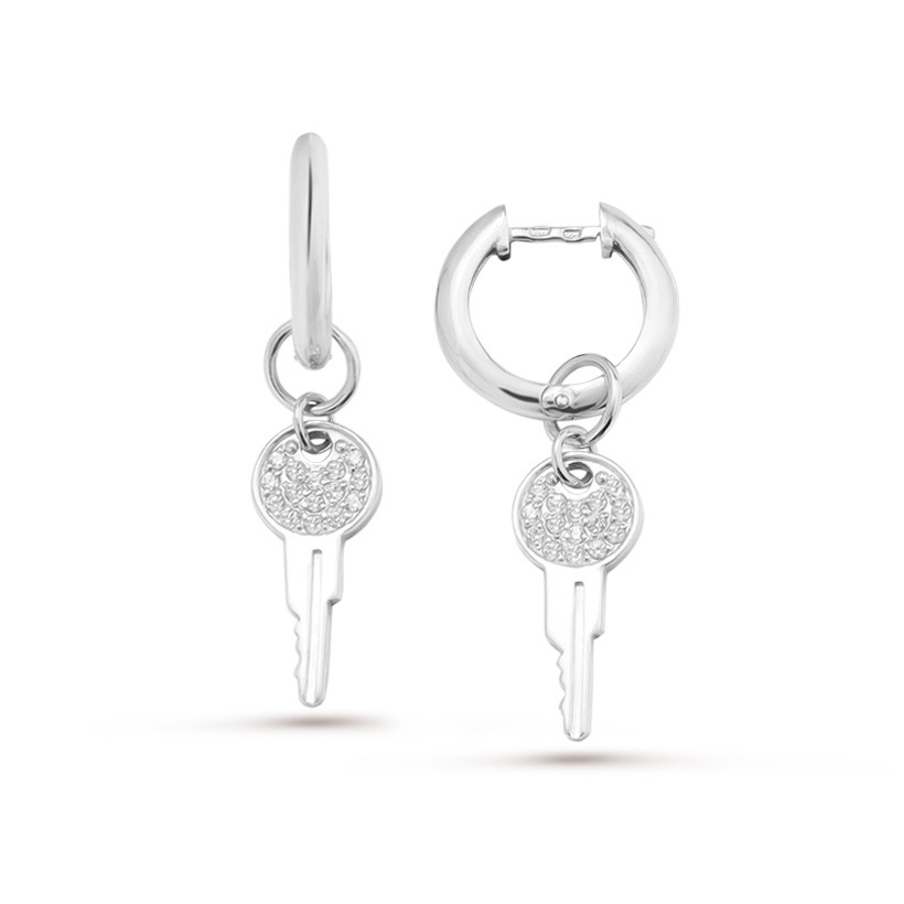 

Серьги из серебра с фианитом Pepela Jewelry PJ2-122, PJ2-122