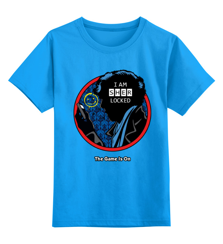 

Футболка детская Printio Шерлок холмс (sherlock holmes) цв. голубой р. 140, Шерлок холмс (sherlock holmes)