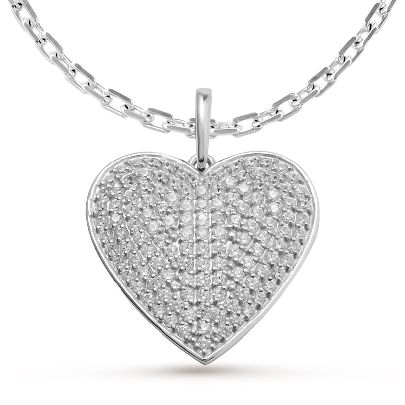 

Кулон из серебра с фианитом Pepela Jewelry PJ3-099, PJ3-099