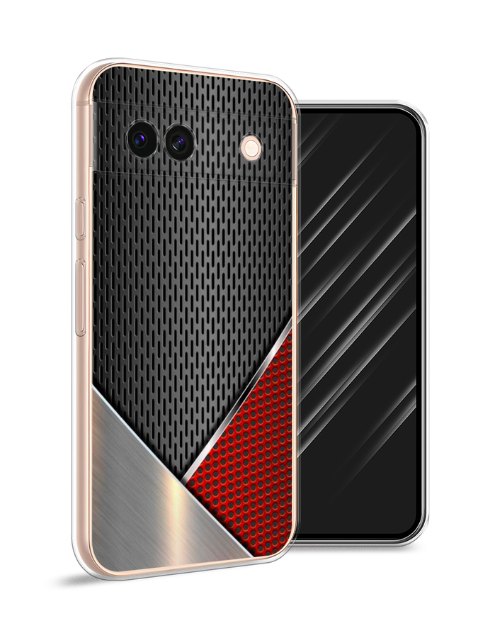 

Чехол Awog на Google Pixel 8A "Стальной металл", Черный;красный;серебристый, 271750-1