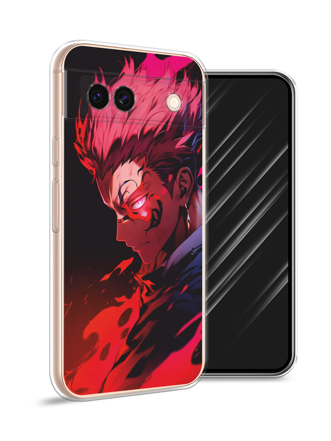 

Чехол Awog на Google Pixel 8A "Взгляд Сукуны", Розовый;красный;черный, 271750-1