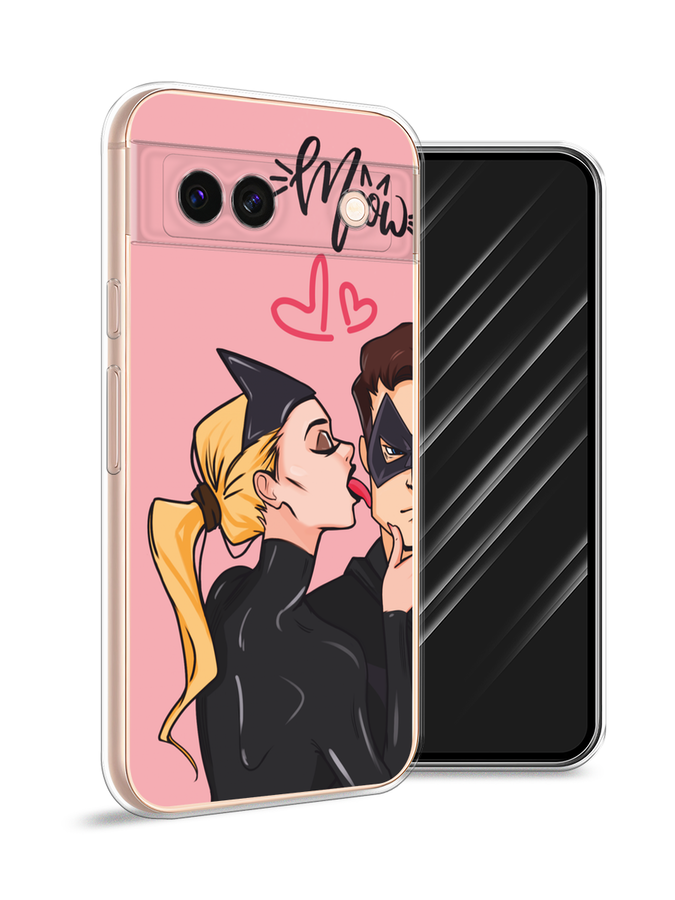 

Чехол Awog на Google Pixel 8A "Kiss of Cat Woman", Розовый;черный;бежевый, 271750-1