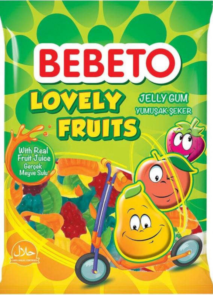 

Мармелад Bebeto Lovely Fruits клубника-апельсин-груша-ваниль 70 г