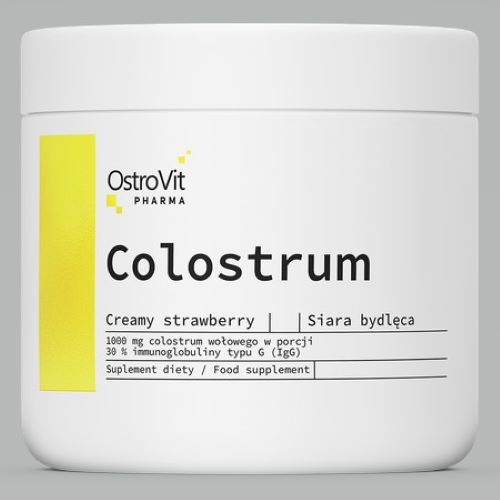 Колострум Ostrovit Pharma Colostrum, клубника-сливки, 100г 600015779965