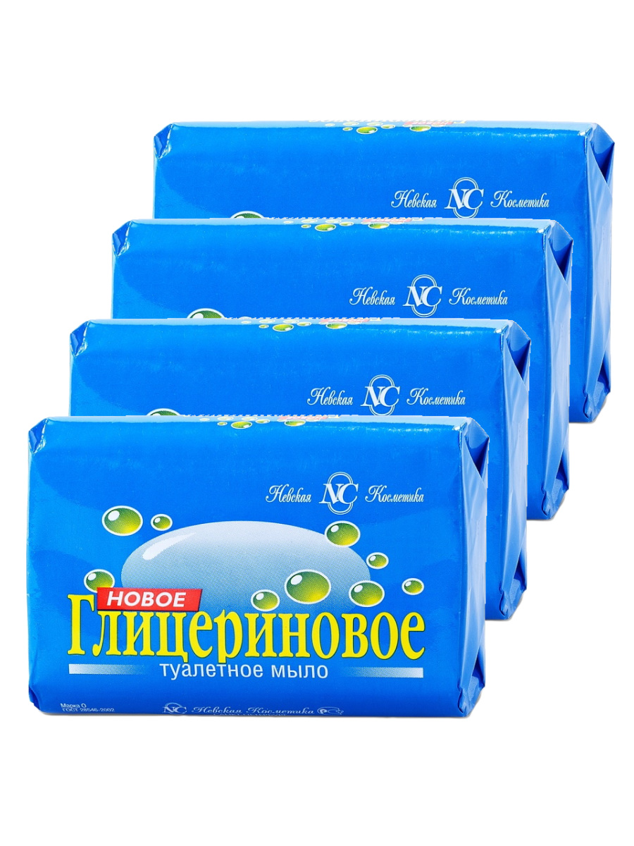 Комплект Невская Косметика Туалетное мыло Новое Глицериновое 90 г х 4 шт mettler 1929 глицериновое мыло